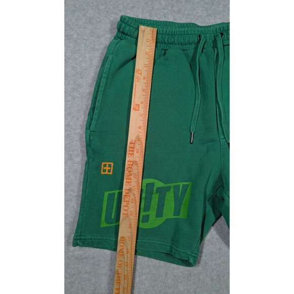 Ksubi Men Shorts Large Retro Thick Knit Unity‎ Happens Graphic Athletic Cotton - Picture 14 of 16